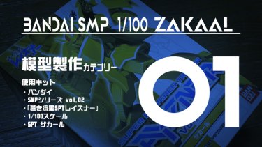 SMP ザカール 制作記01 制作前にキットのレビューや改修点検証！